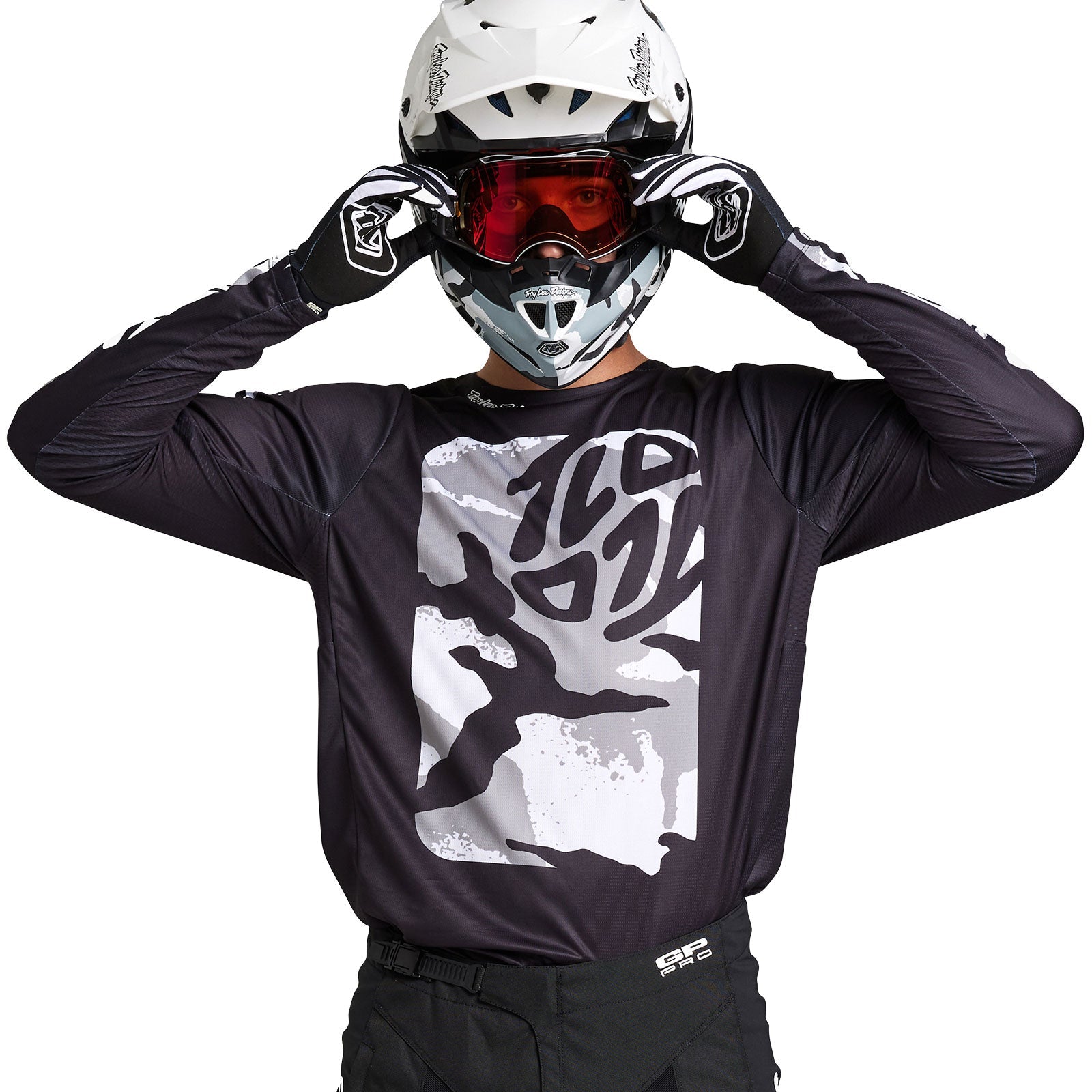 TLD GP Pro Jersey Boxed in Black / White