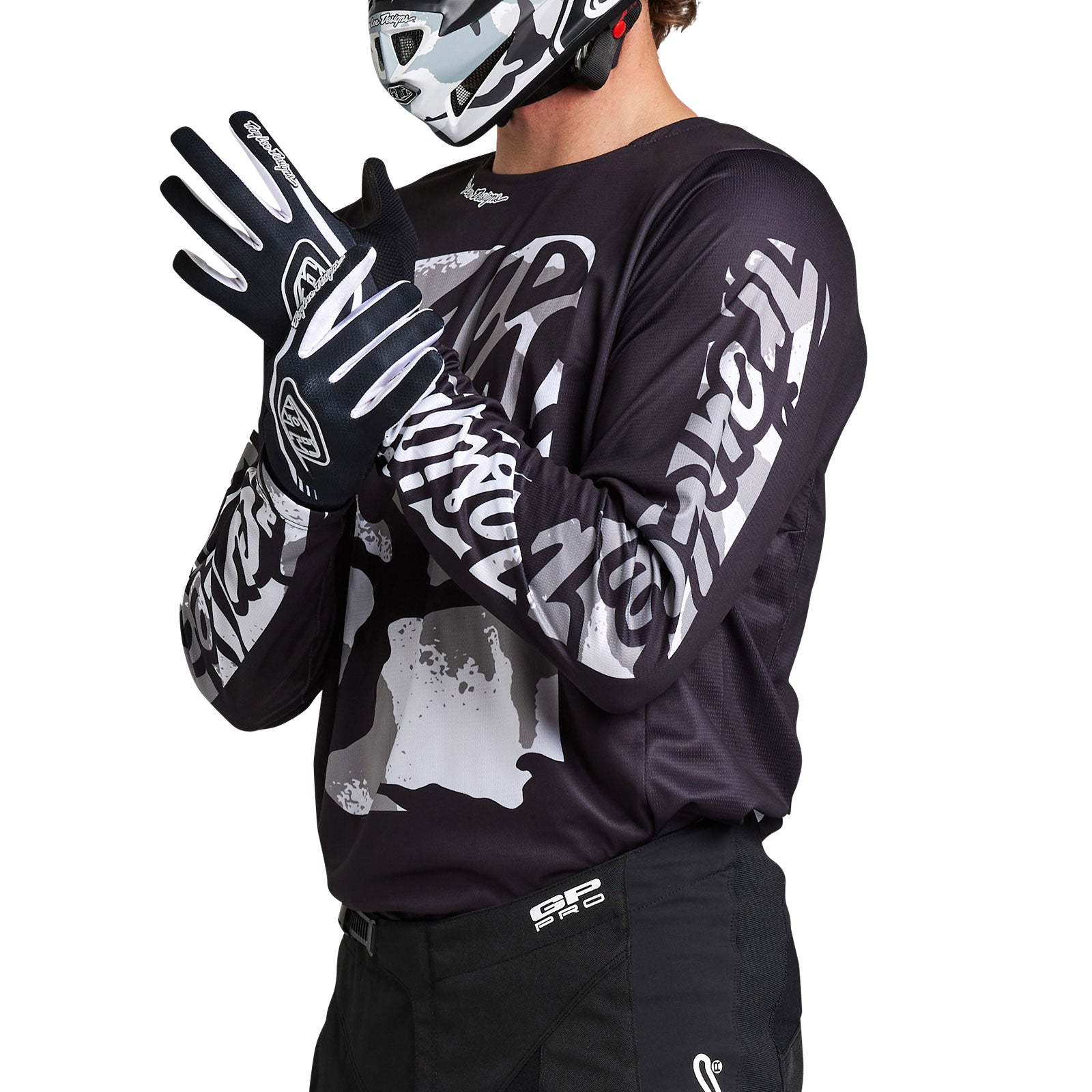 TLD GP Pro Jersey Boxed in Black / White