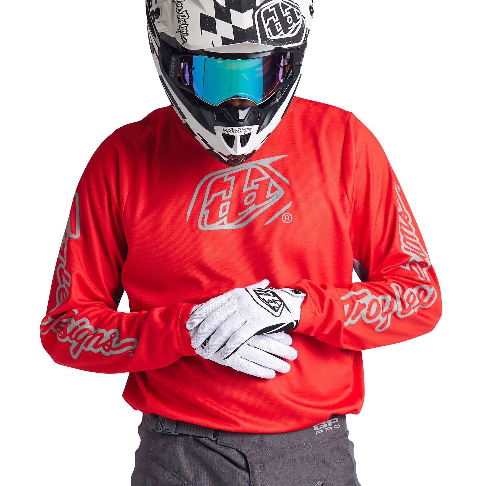 TLD GP Pro Jersey Icon Red / Grey