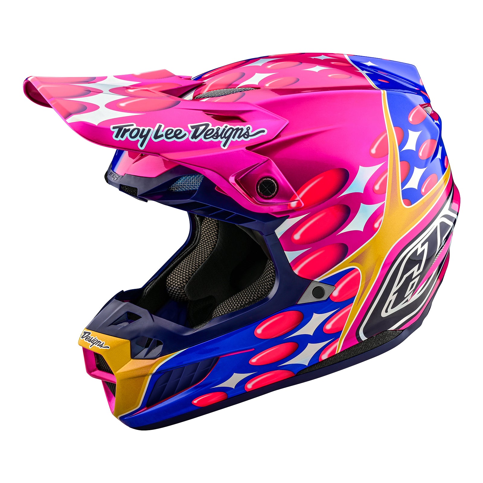 TLD SE5 Composite Helmet W/MIPS Blurr Pink