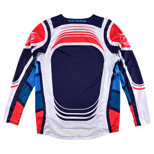 Youth GP Pro Jersey Wavez Navy / Red