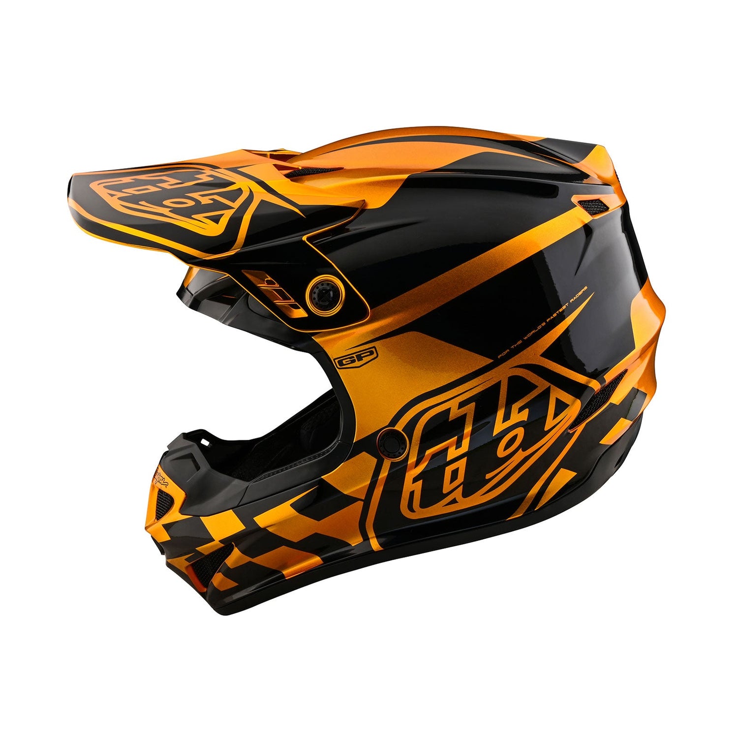 TLD GP Helmet No MIPS Check up Gold / Black