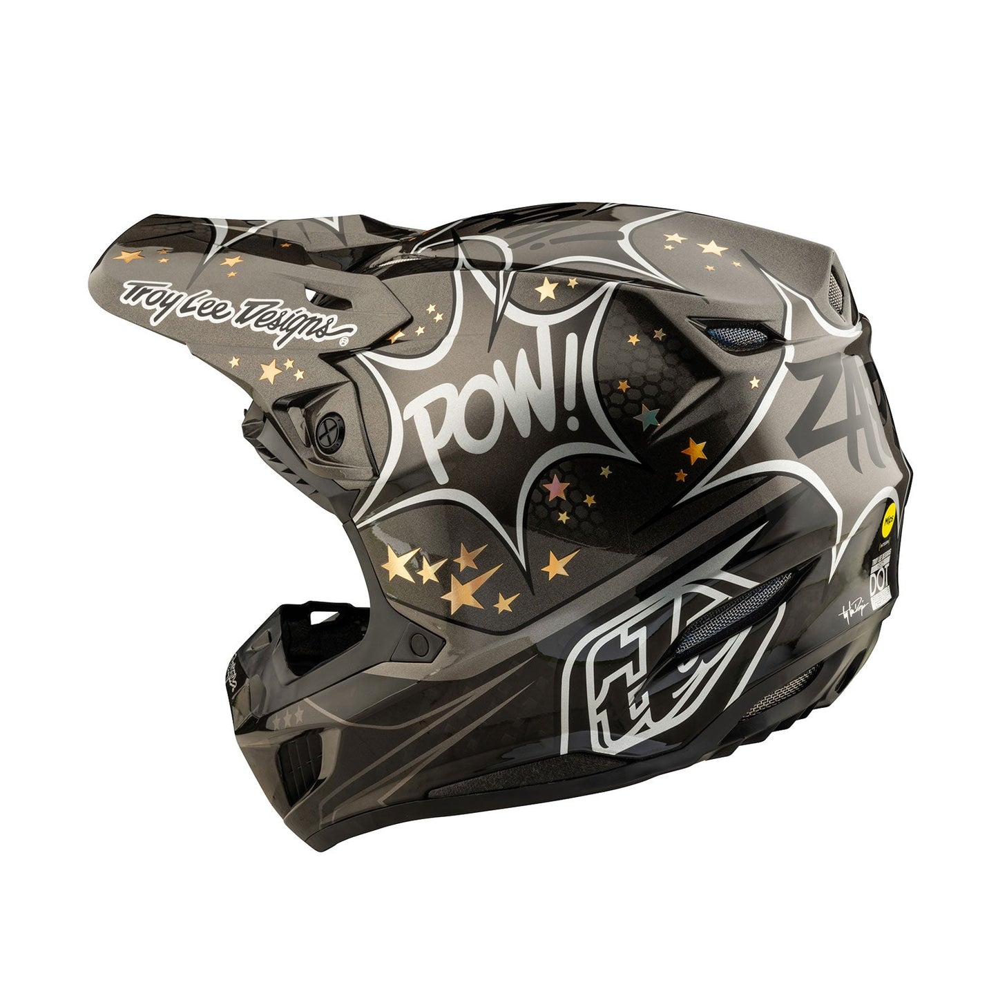 TLD SE5 Carbon Helmet W/MIPS Cosmic Explosion Gray