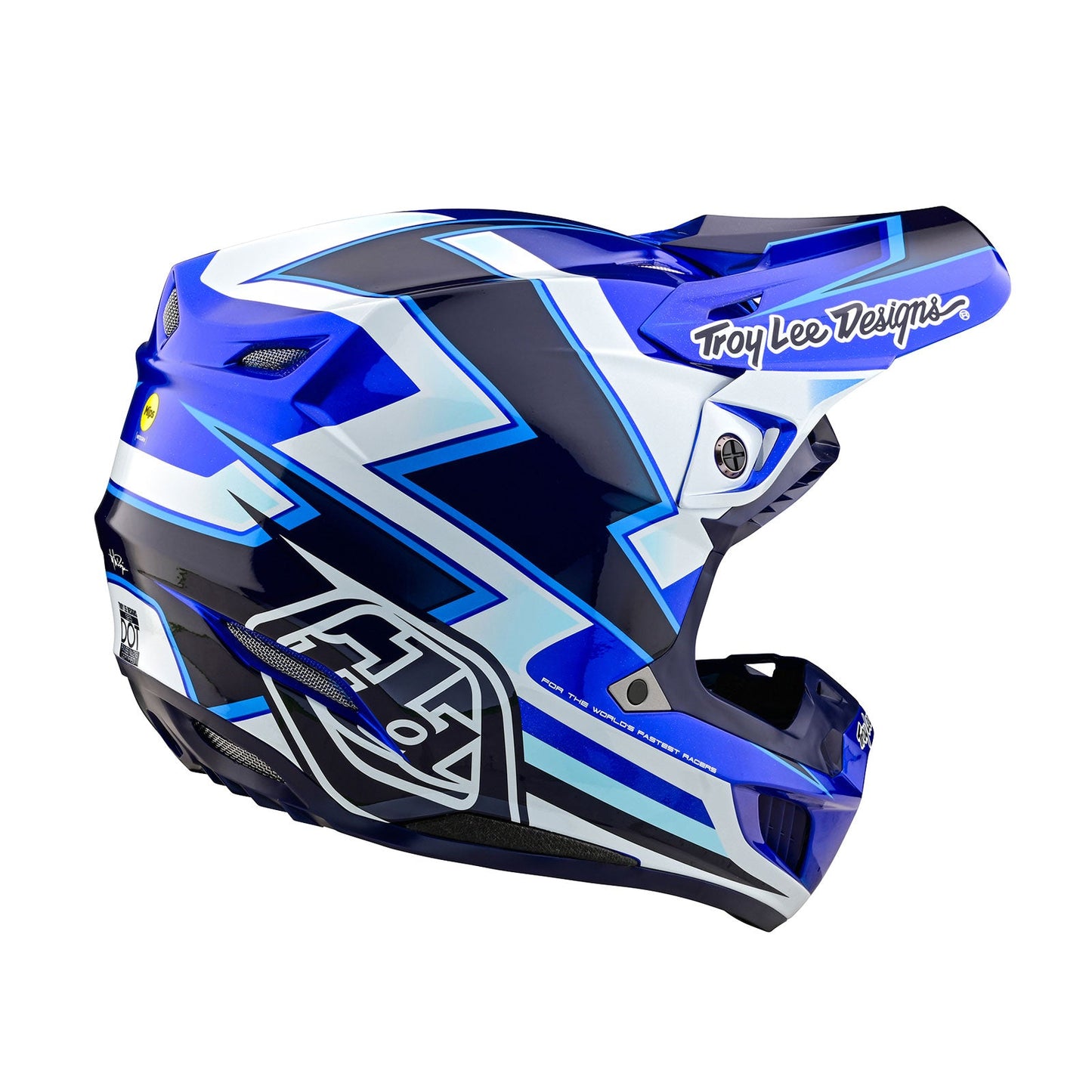 TLD SE5 Composite Helmet W/MIPS Ever Blue Blue