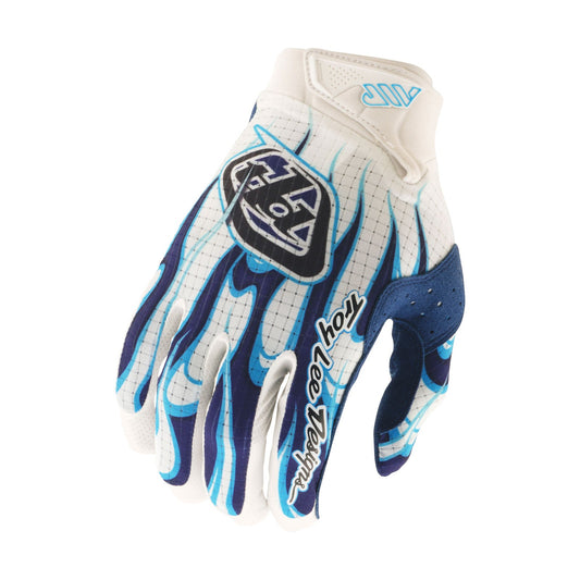TLD Air Glove Torched White / Blue