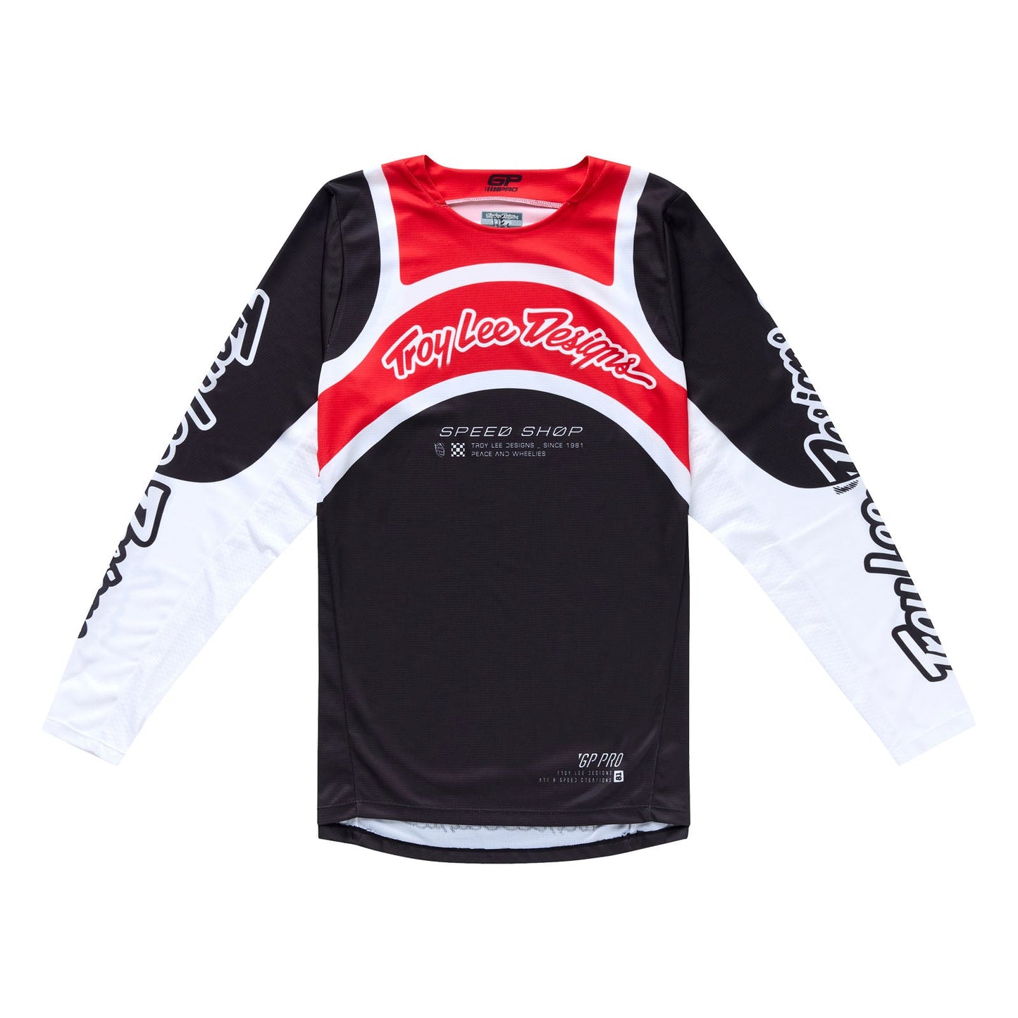 TLD GP Pro Jersey Swerve Black / Red