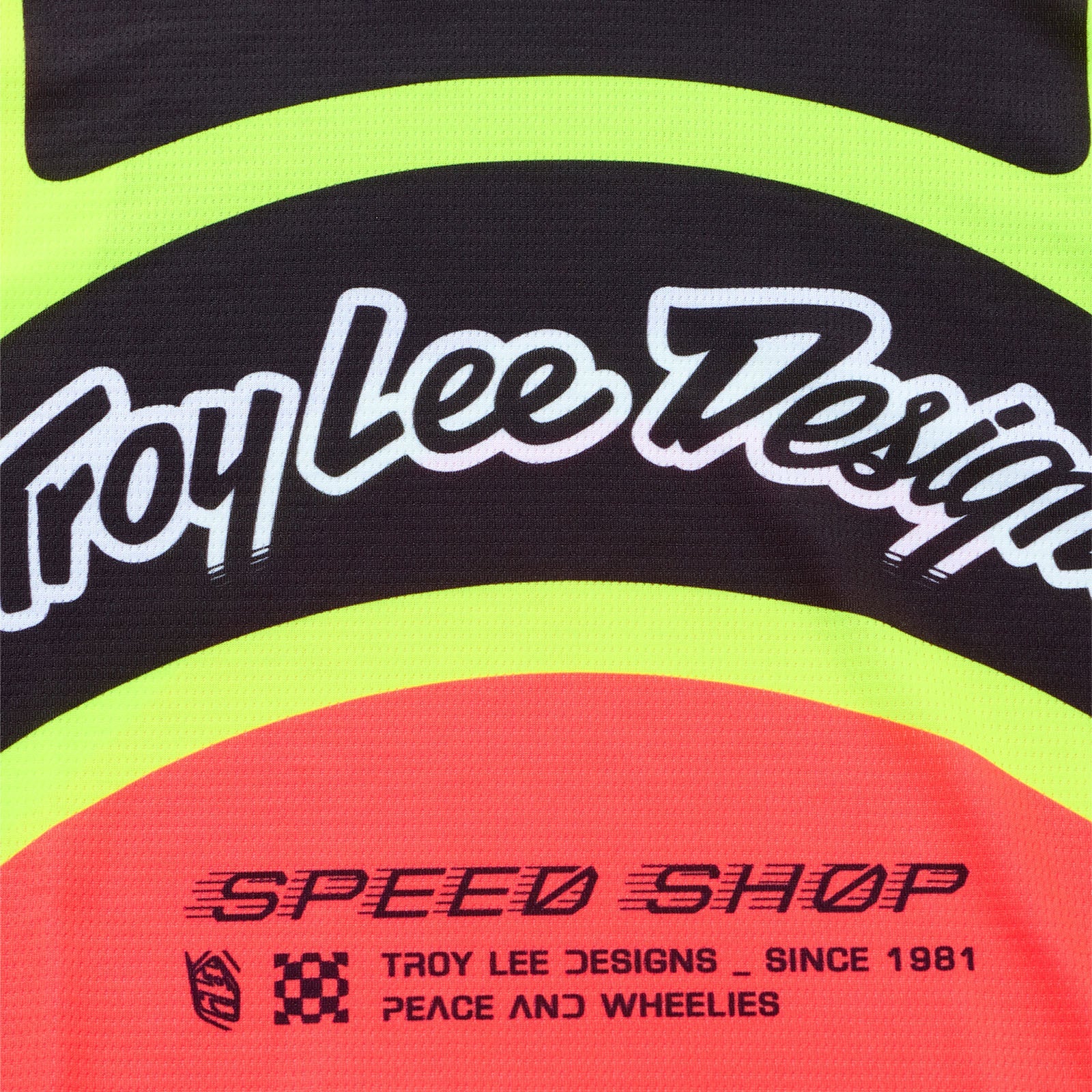 TLD GP Pro Jersey Swerve Infra Red / Flo Yellow