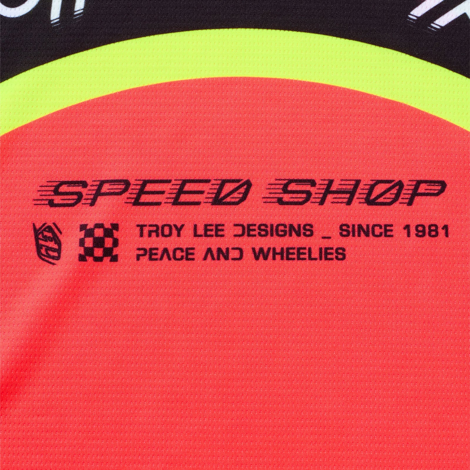 TLD GP Pro Jersey Swerve Infra Red / Flo Yellow