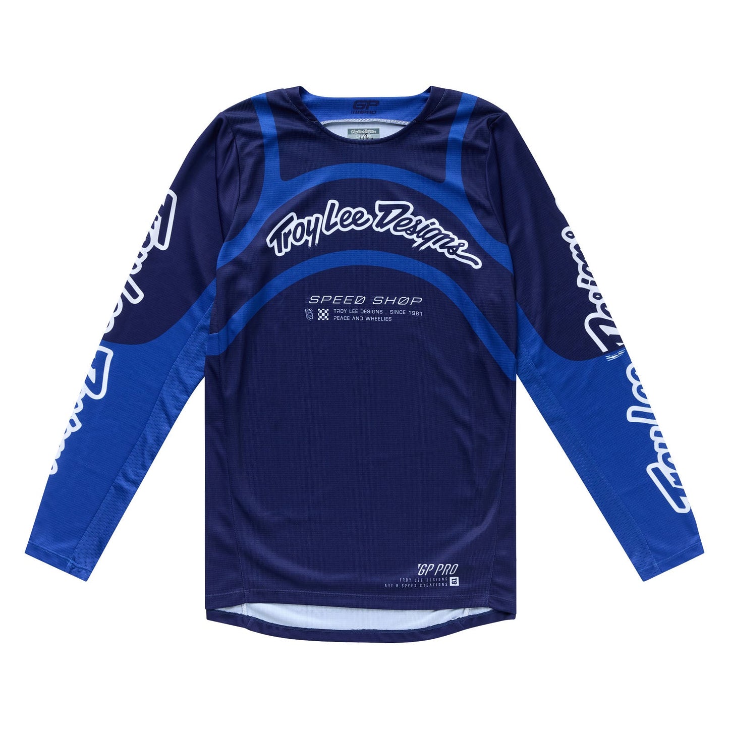 TLD GP Pro Jersey Swerve Navy / Blue