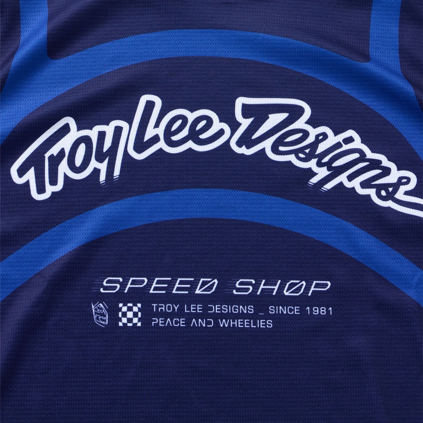 TLD GP Pro Jersey Swerve Navy / Blue