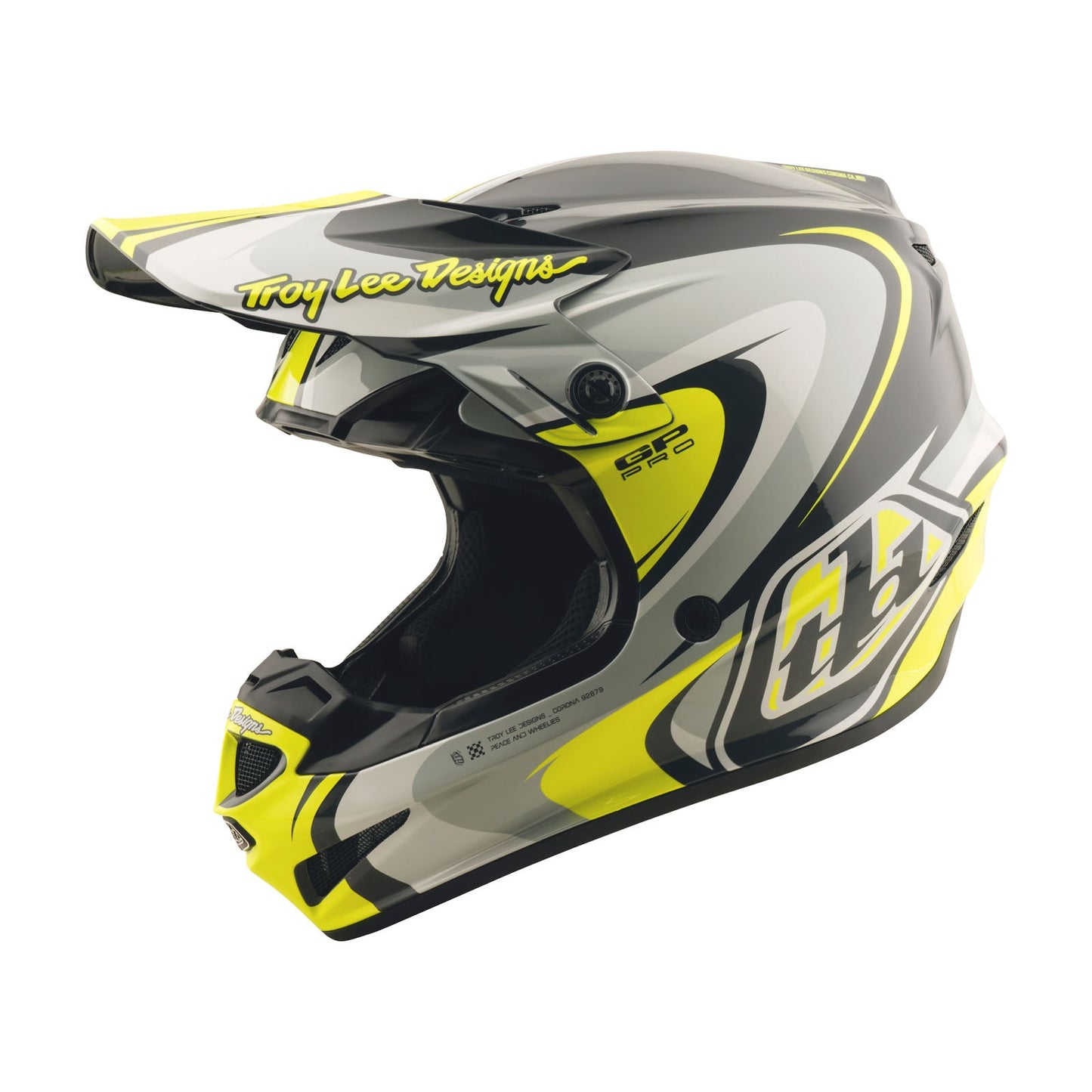 GP Pro Helmet W/MIPS Crossover Gray / Flo Yellow