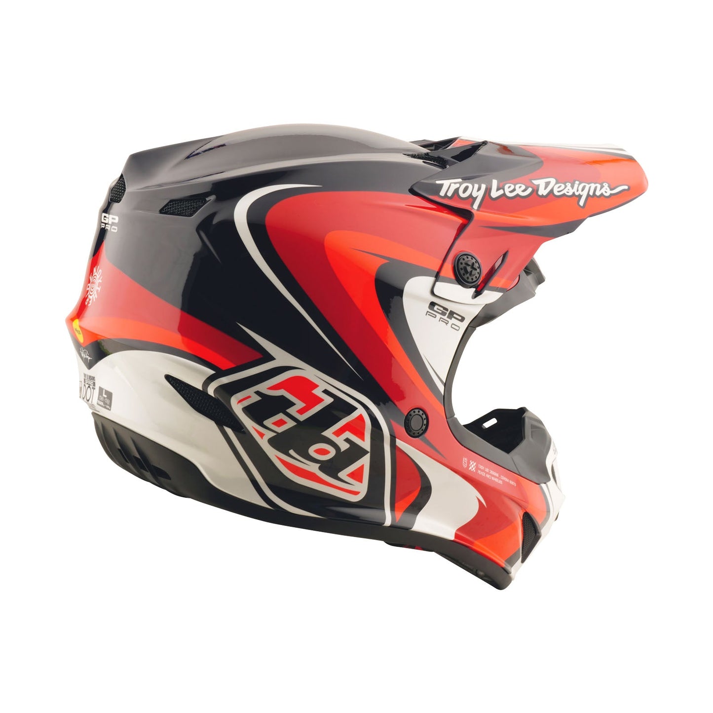 TLD GP Pro Helmet Crossover Navy / Red