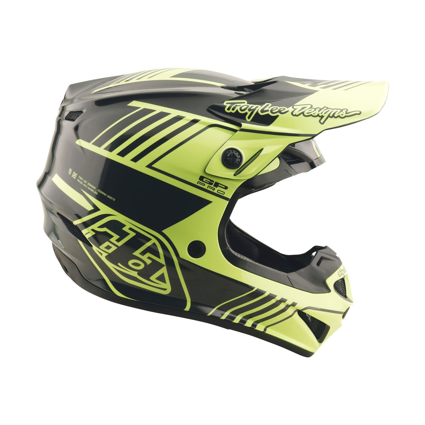 Youth GP Pro Helmet W/MIPS Segment Glo Yellow