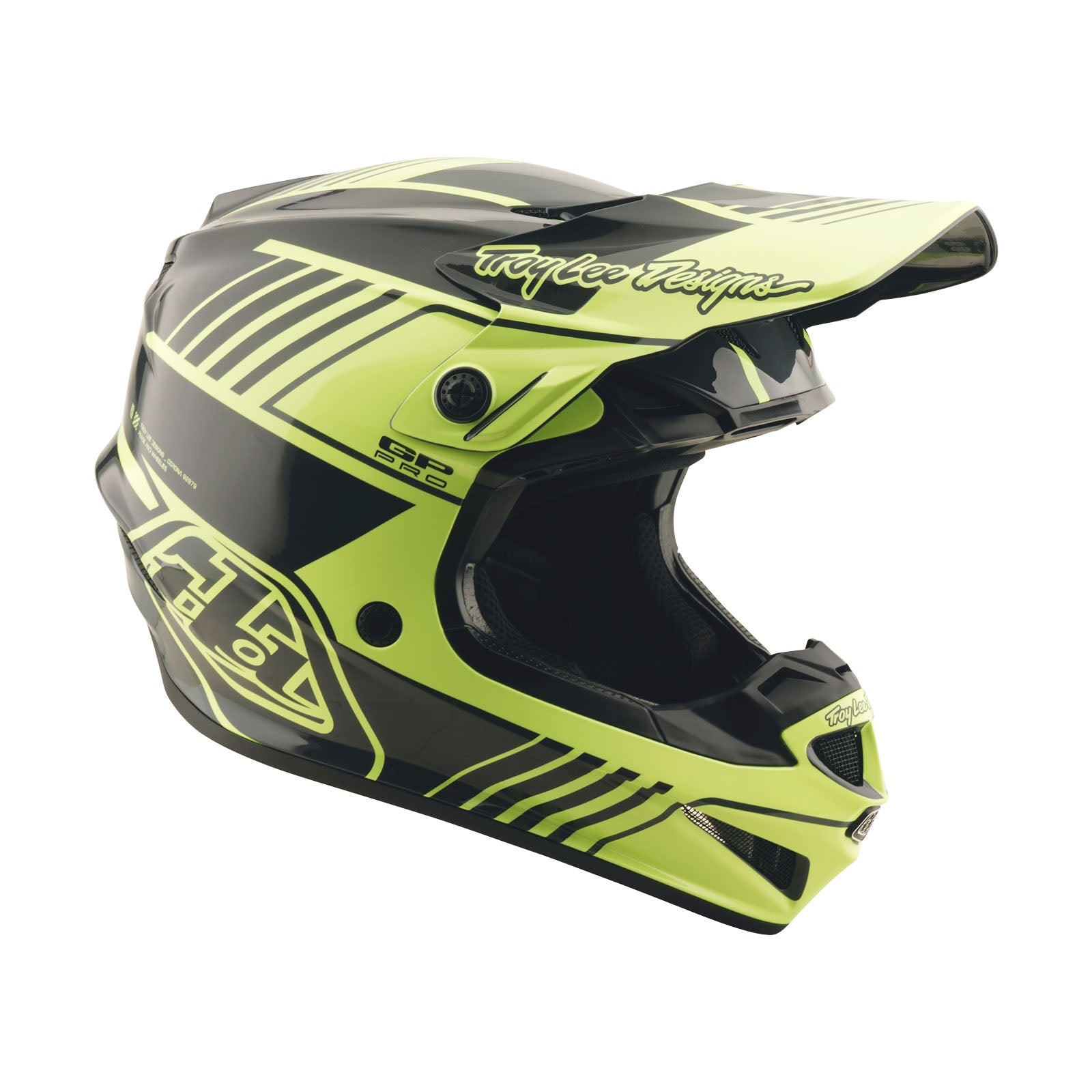 TLD GP Pro Helmet Segment Glo Yellow / Black