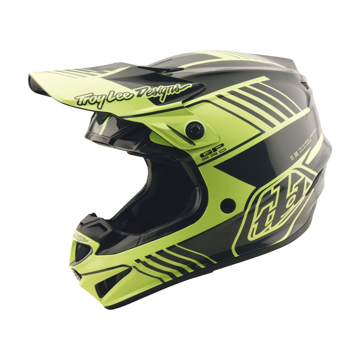 Youth GP Pro Helmet W/MIPS Segment Glo Yellow