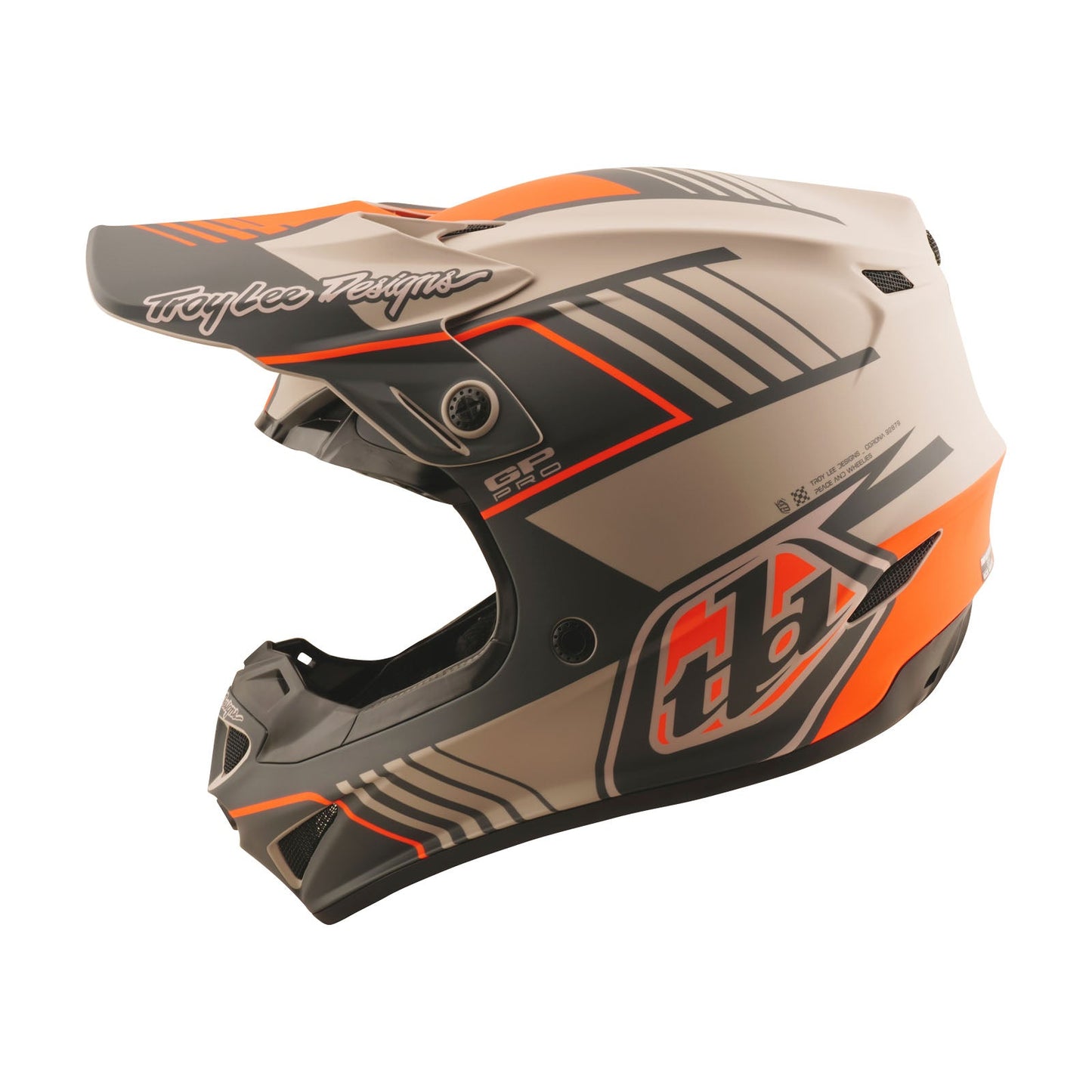 TLD GP Pro Helmet Segment Taupe
