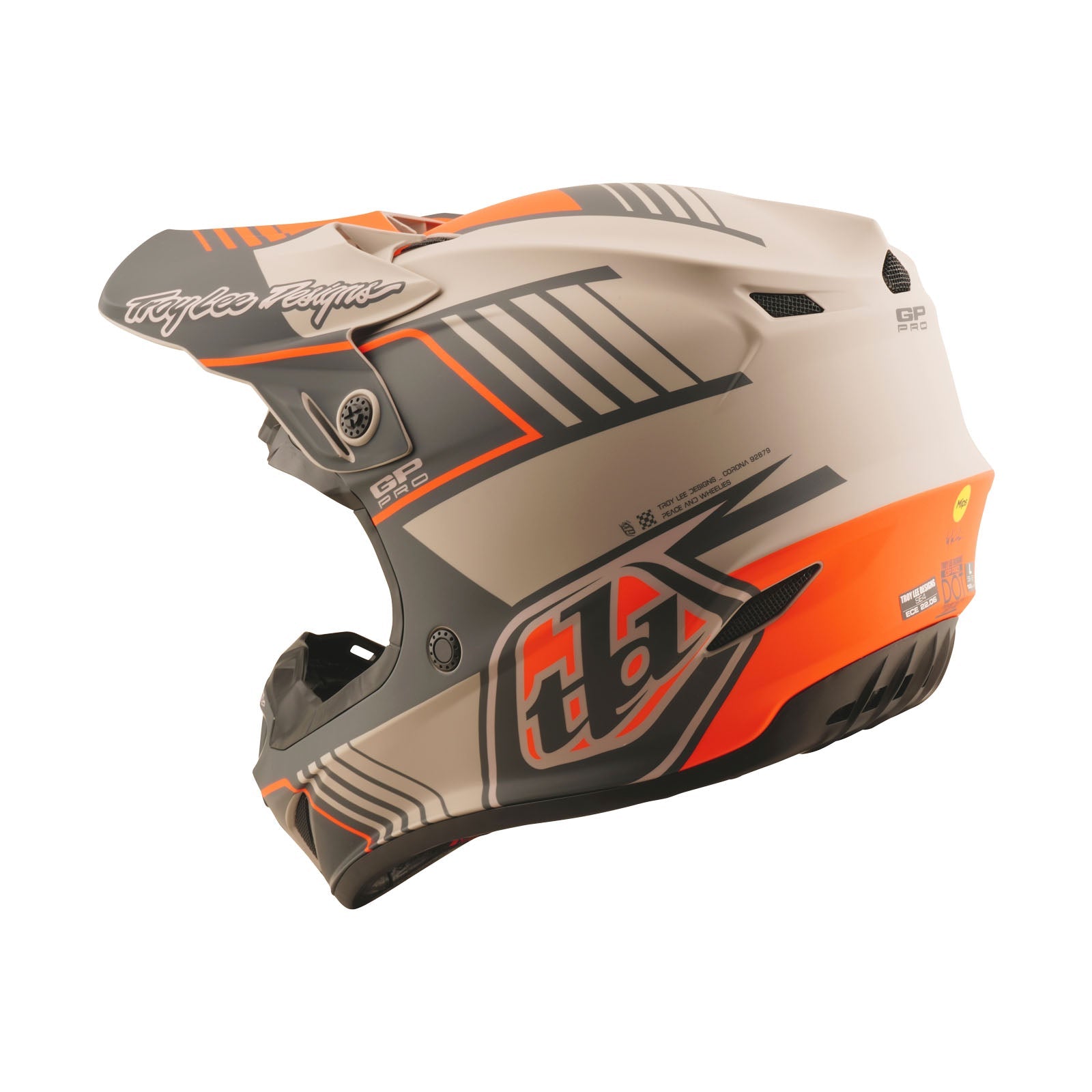 TLD GP Pro Helmet Segment Taupe