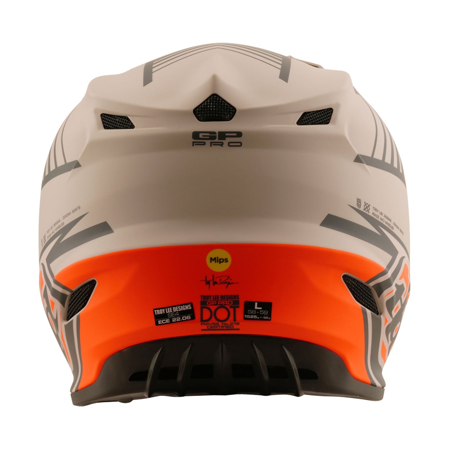 TLD GP Pro Helmet Segment Taupe
