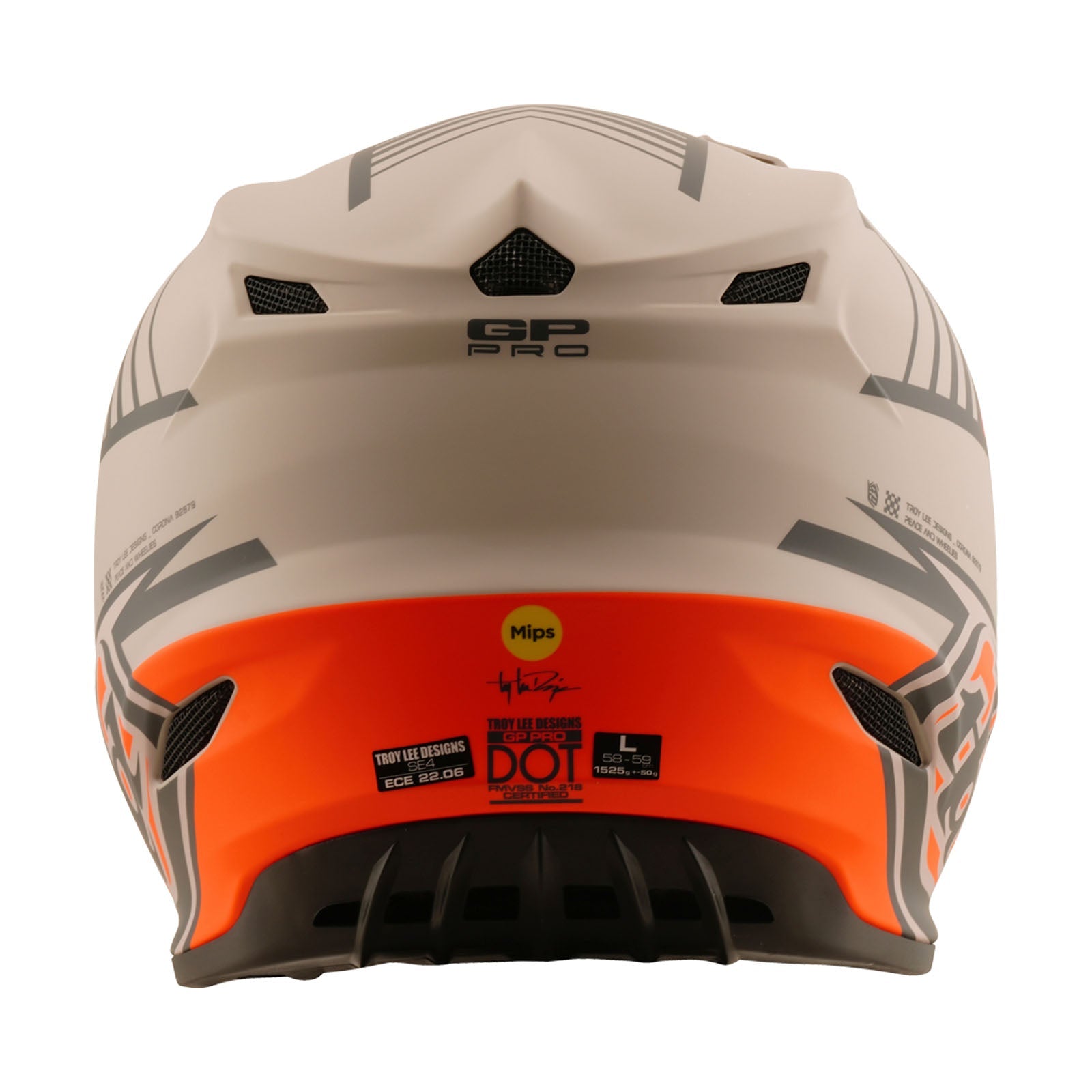 TLD GP Pro Helmet Segment Taupe