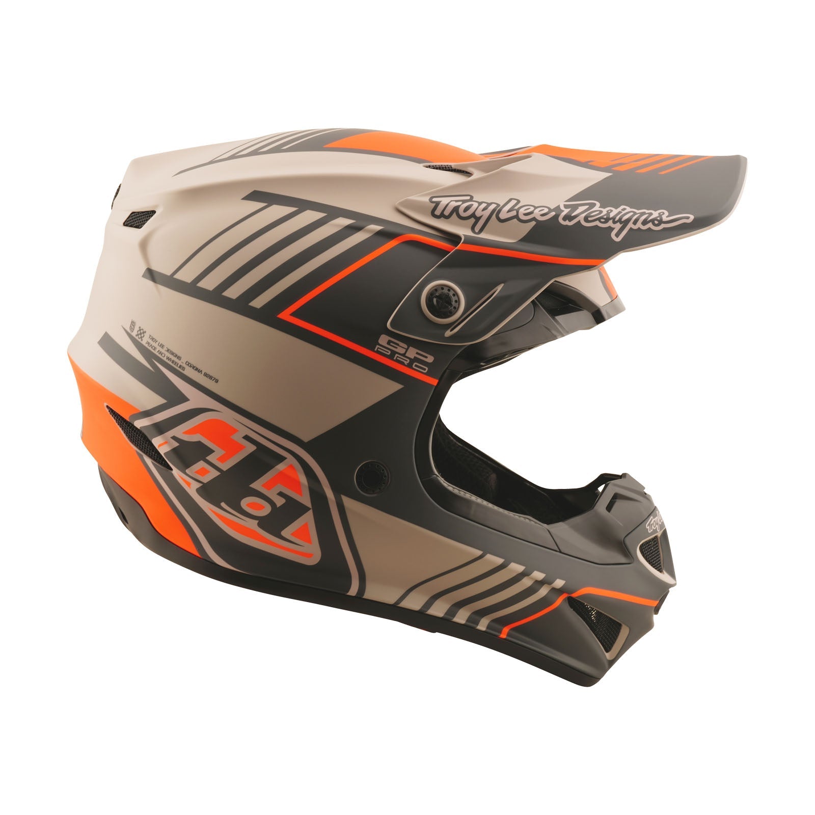 TLD GP Pro Helmet Segment Taupe