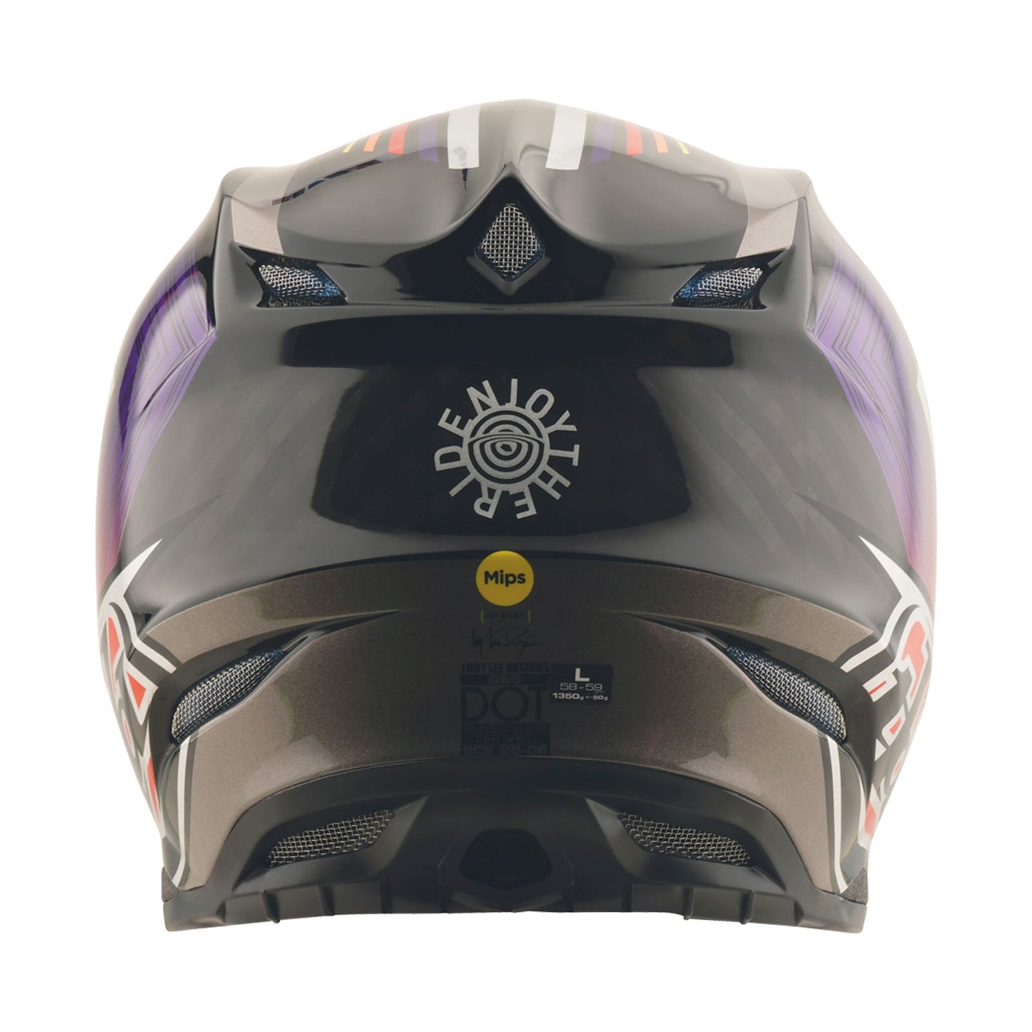SE5 Carbon Helmet W/MIPS Stripes Black / Purple