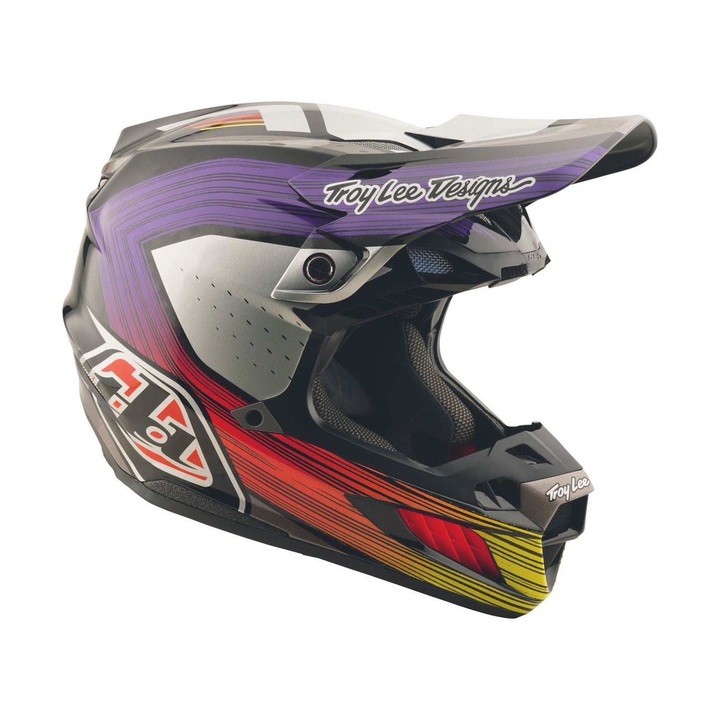 SE5 Carbon Helmet W/MIPS Stripes Black / Purple