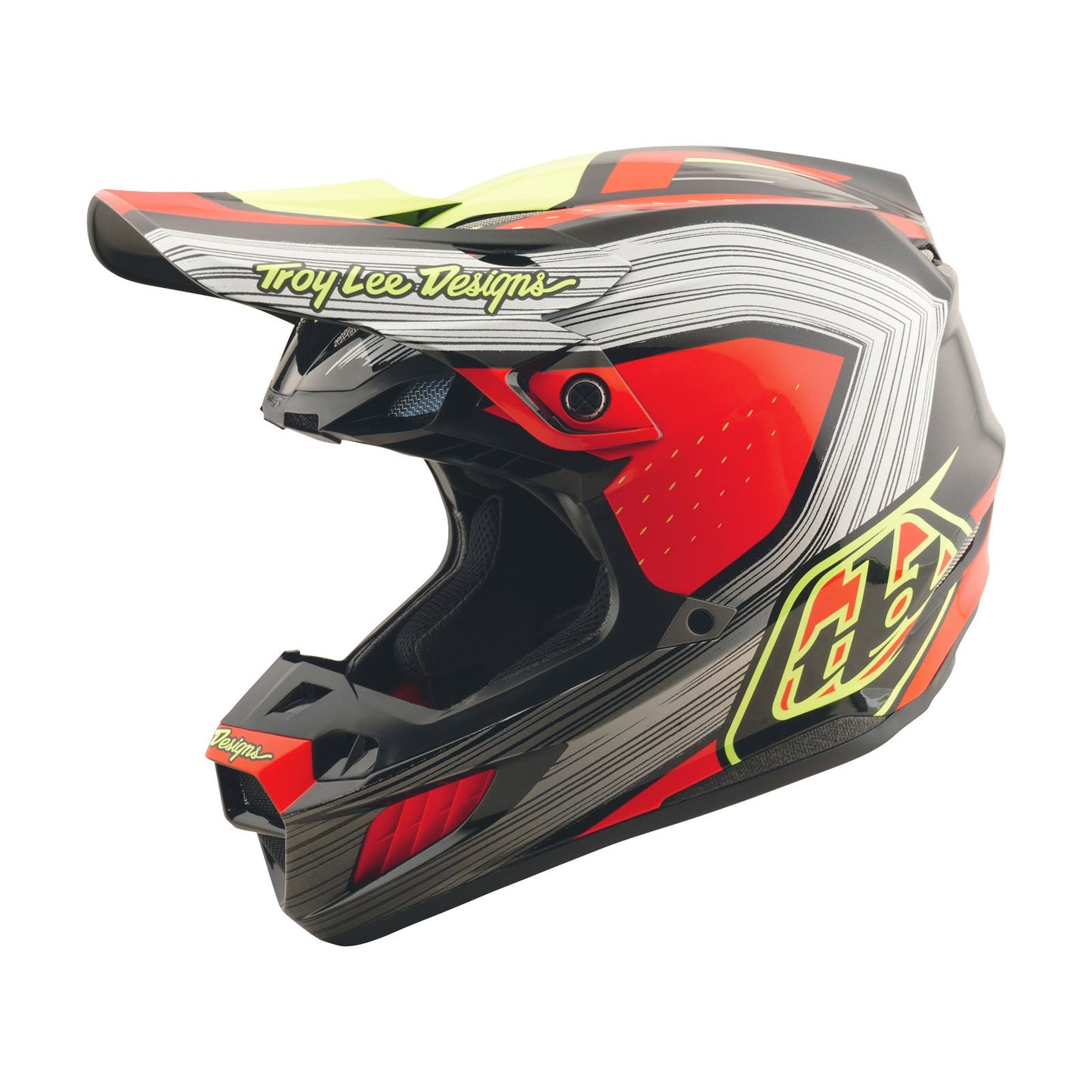 SE5 Composite Helmet W/MIPS Stripes Black / Infra Red