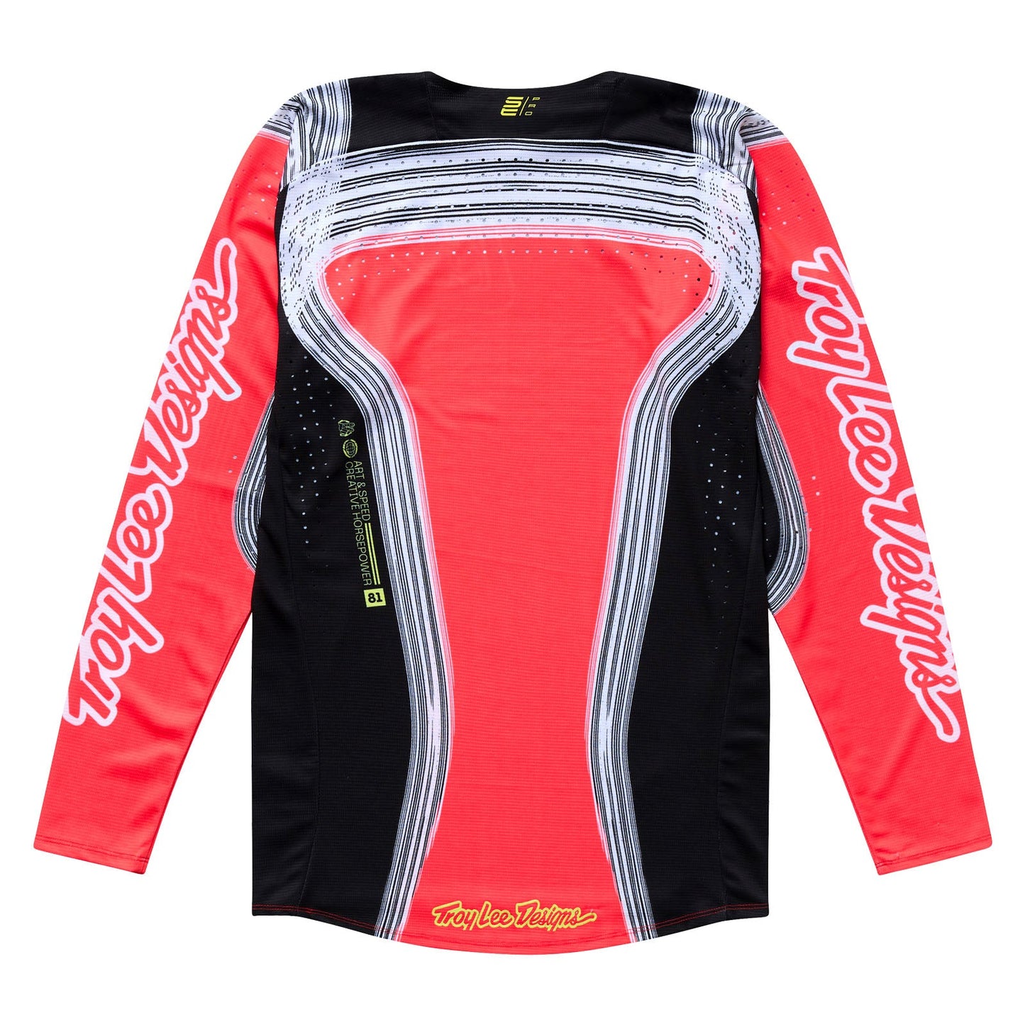 TLD Youth SE Pro Jersey Stripes Infra Red / Black