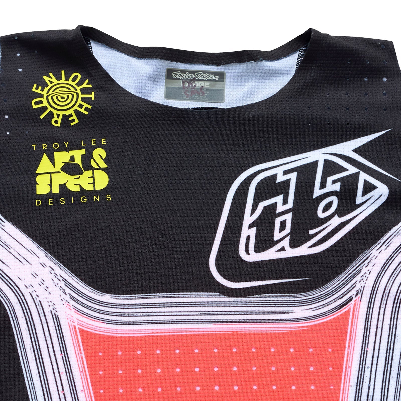 TLD SE Pro Jersey Stripes Infra Red / Black