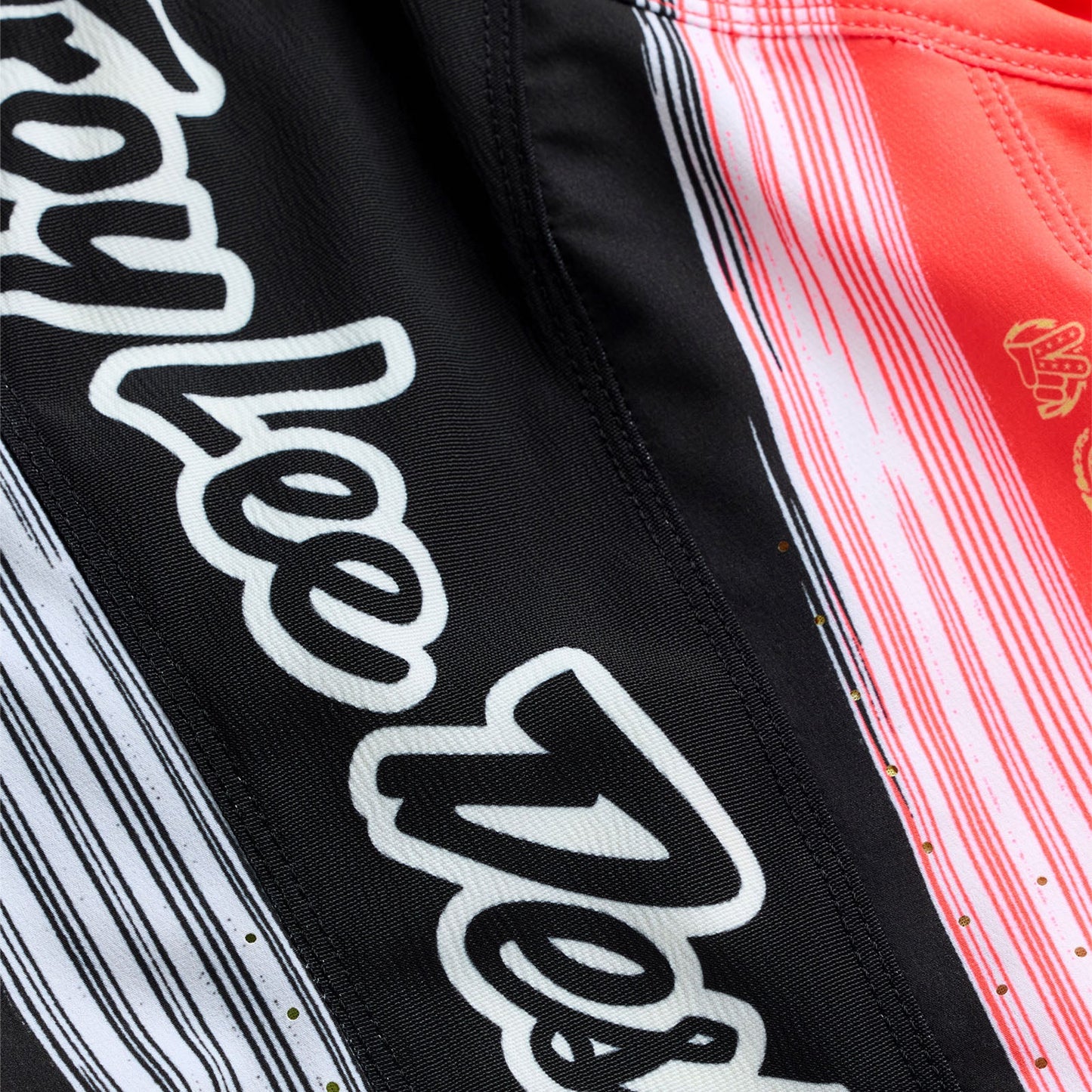TLD Youth SE Pro Pant Stripes Infra Red / Black