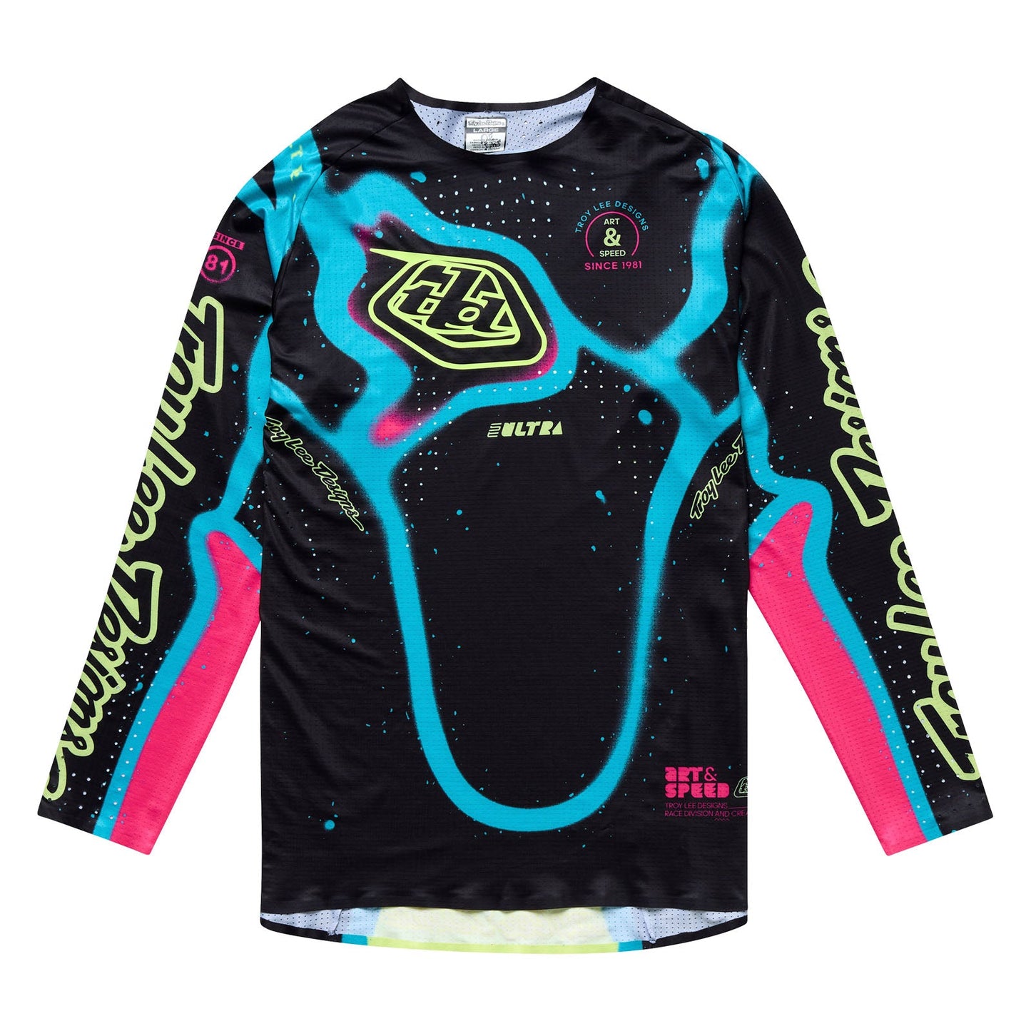 TLD SE Ultra Jersey Membrane Black / Glo Yellow