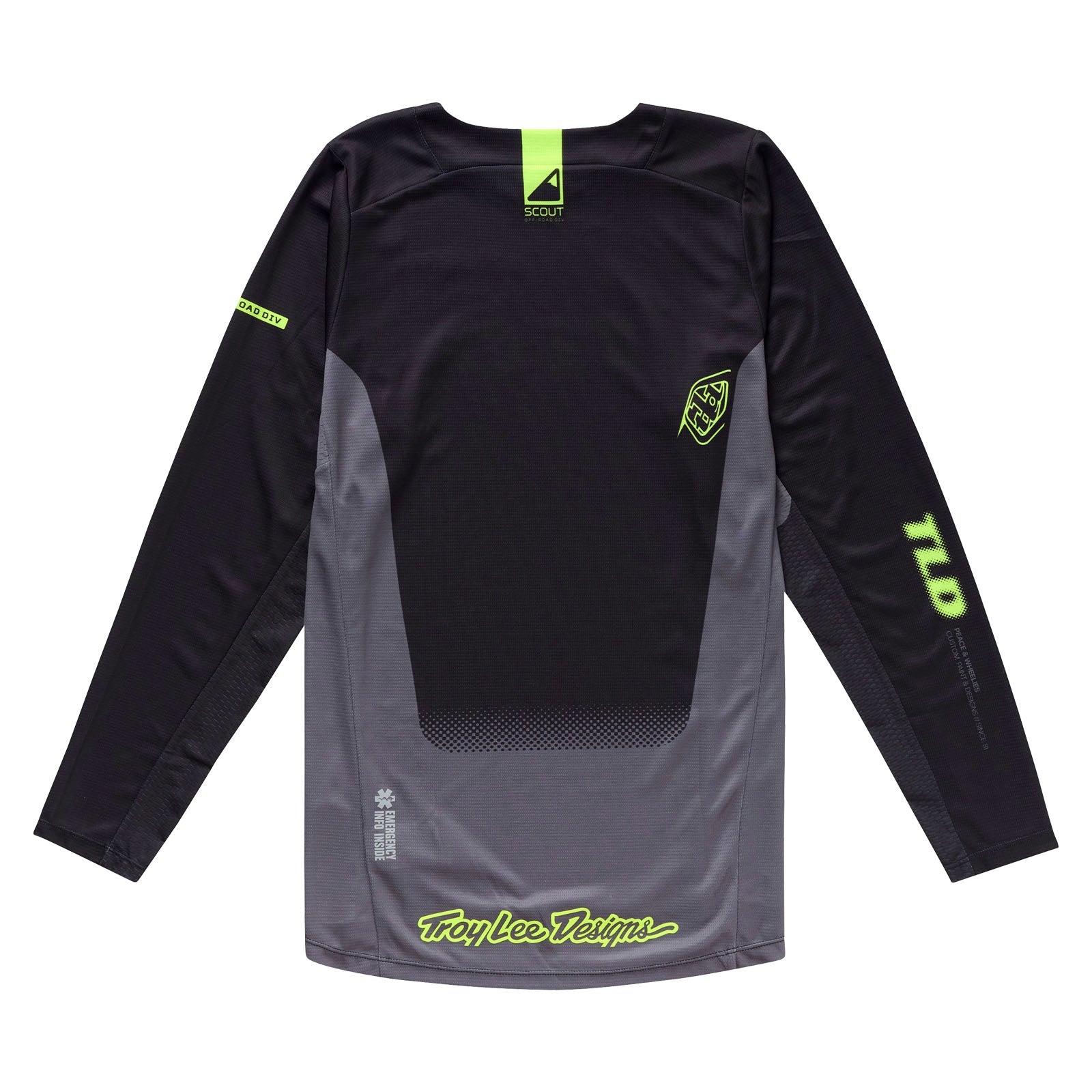 TLD Scout GP Pro Jersey Fade Out Black