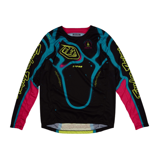TLD Youth GP Pro Jersey Membrane Black / Glo Yellow