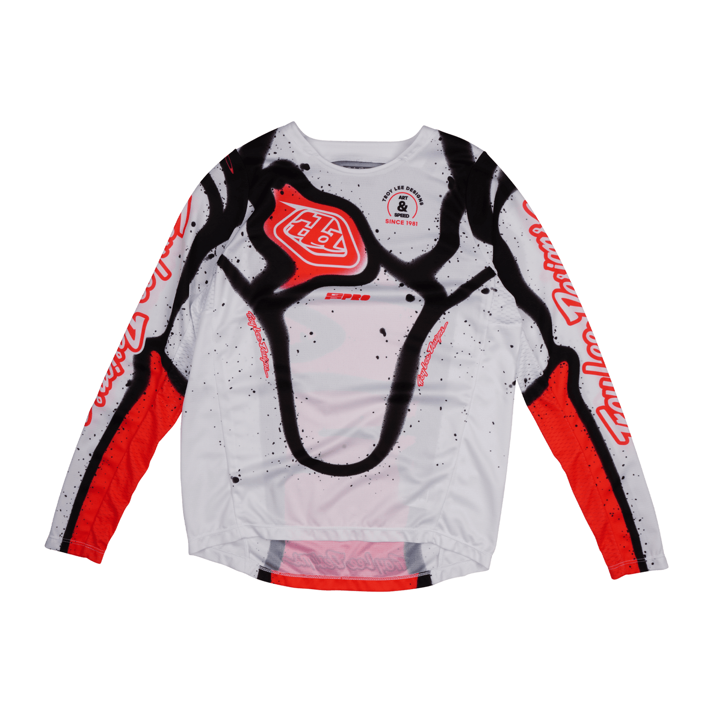 TLD Youth GP Pro Jersey Membrane White / Infra Red