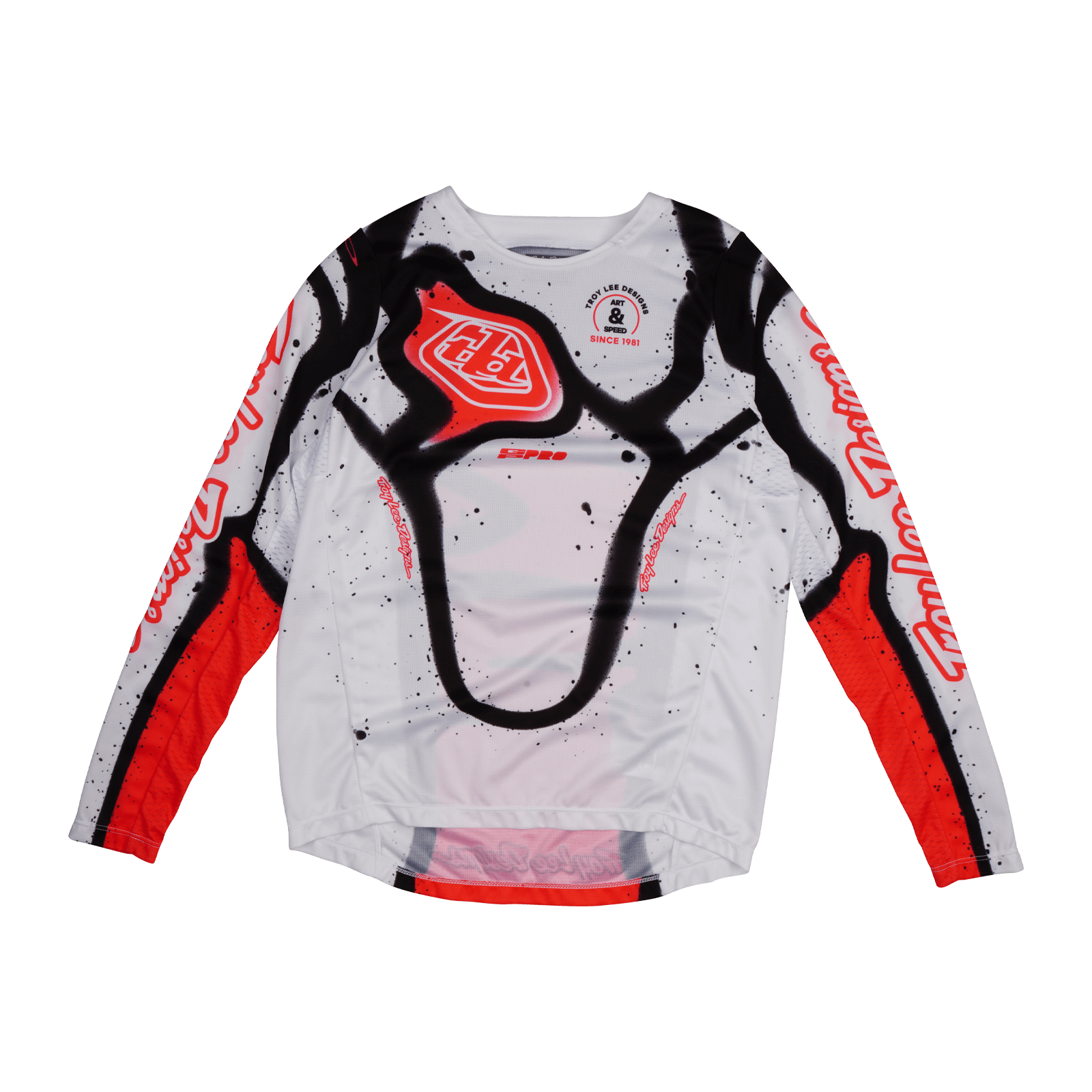 TLD Youth GP Pro Jersey Membrane White / Infra Red
