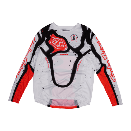 TLD Youth GP Pro Jersey Membrane White / Infra Red