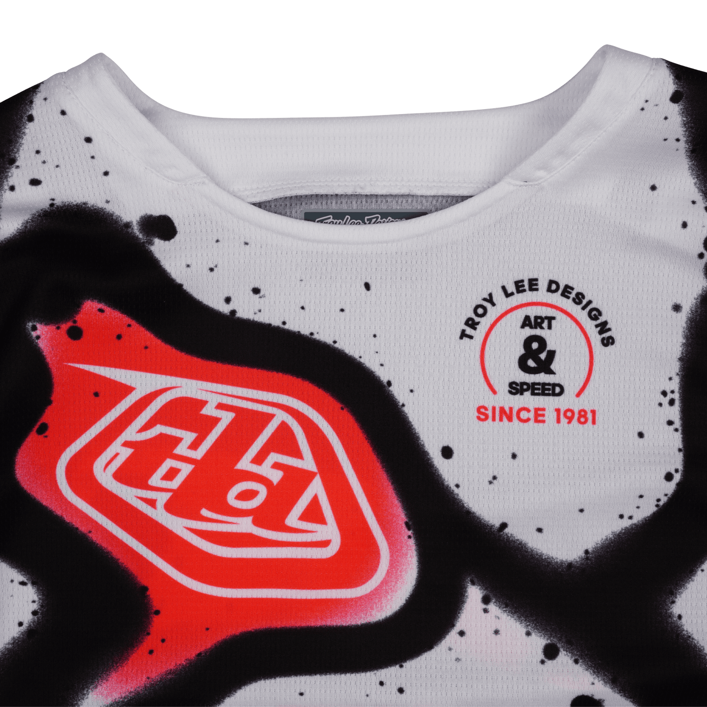 TLD Youth GP Pro Jersey Membrane White / Infra Red