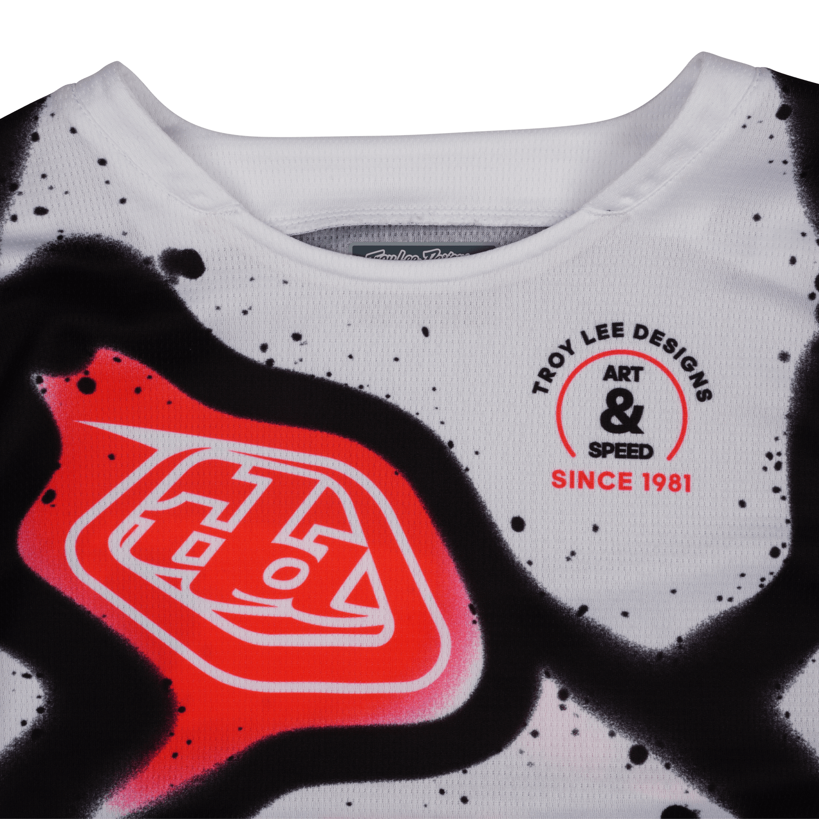 TLD Youth GP Pro Jersey Membrane White / Infra Red