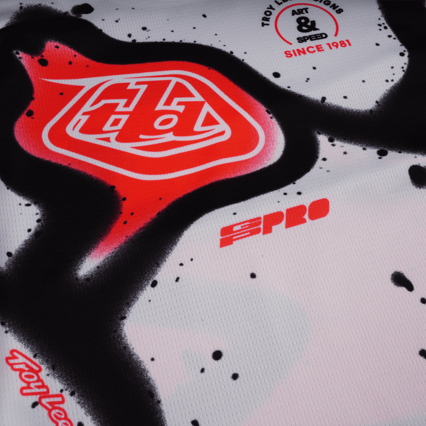 TLD Youth GP Pro Jersey Membrane White / Infra Red
