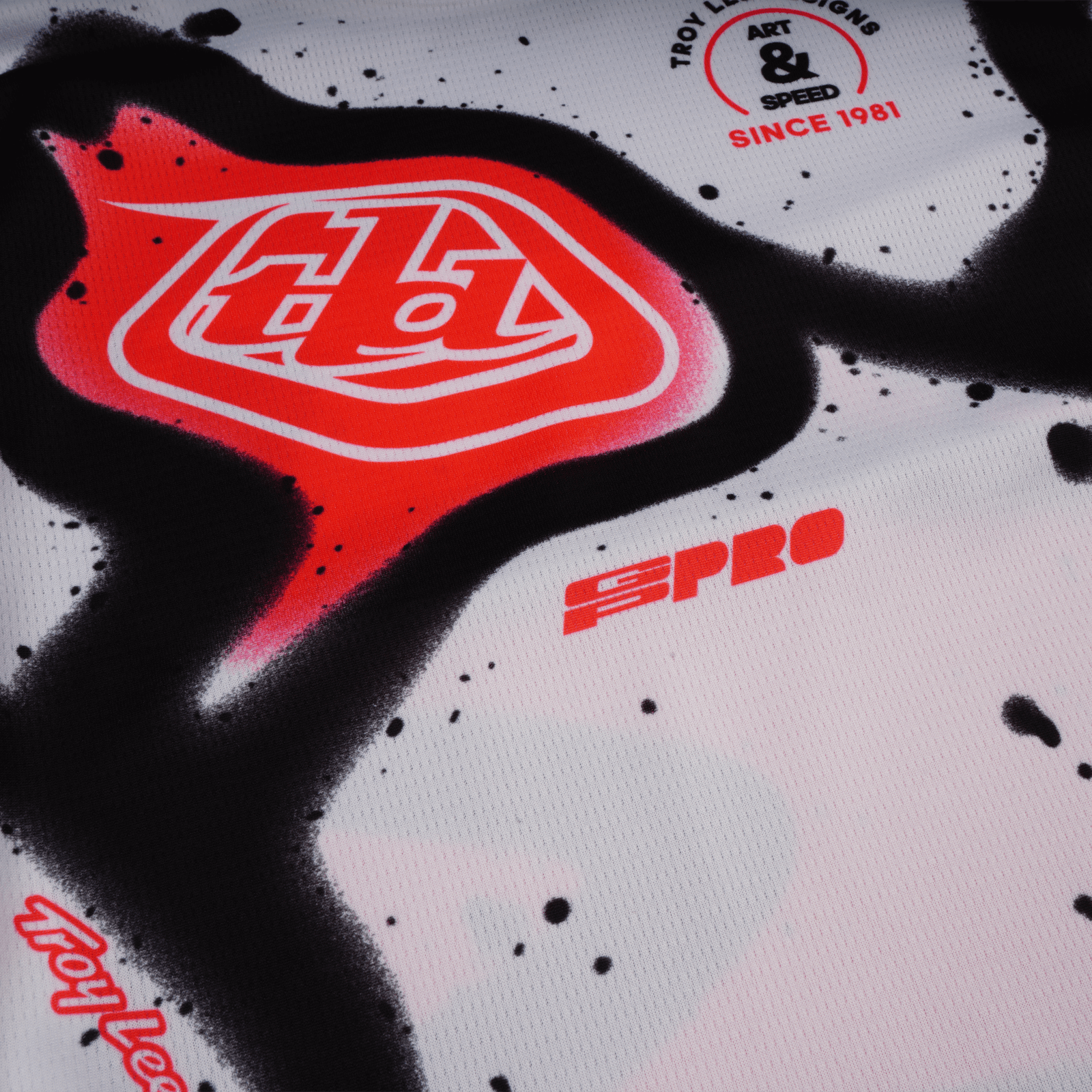 TLD Youth GP Pro Jersey Membrane White / Infra Red