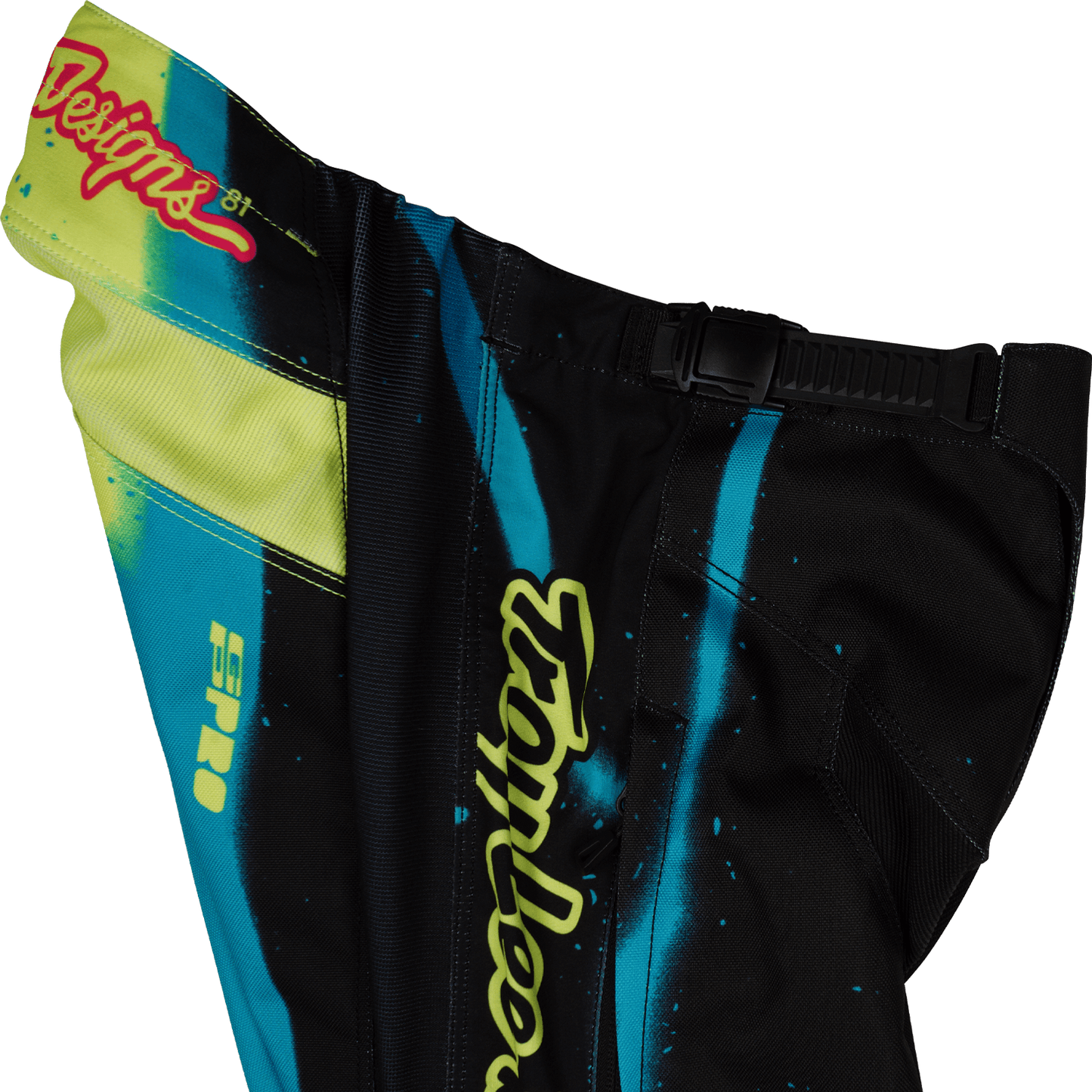 TLD Youth GP Pro Pant Membrane Black / Glo Yellow