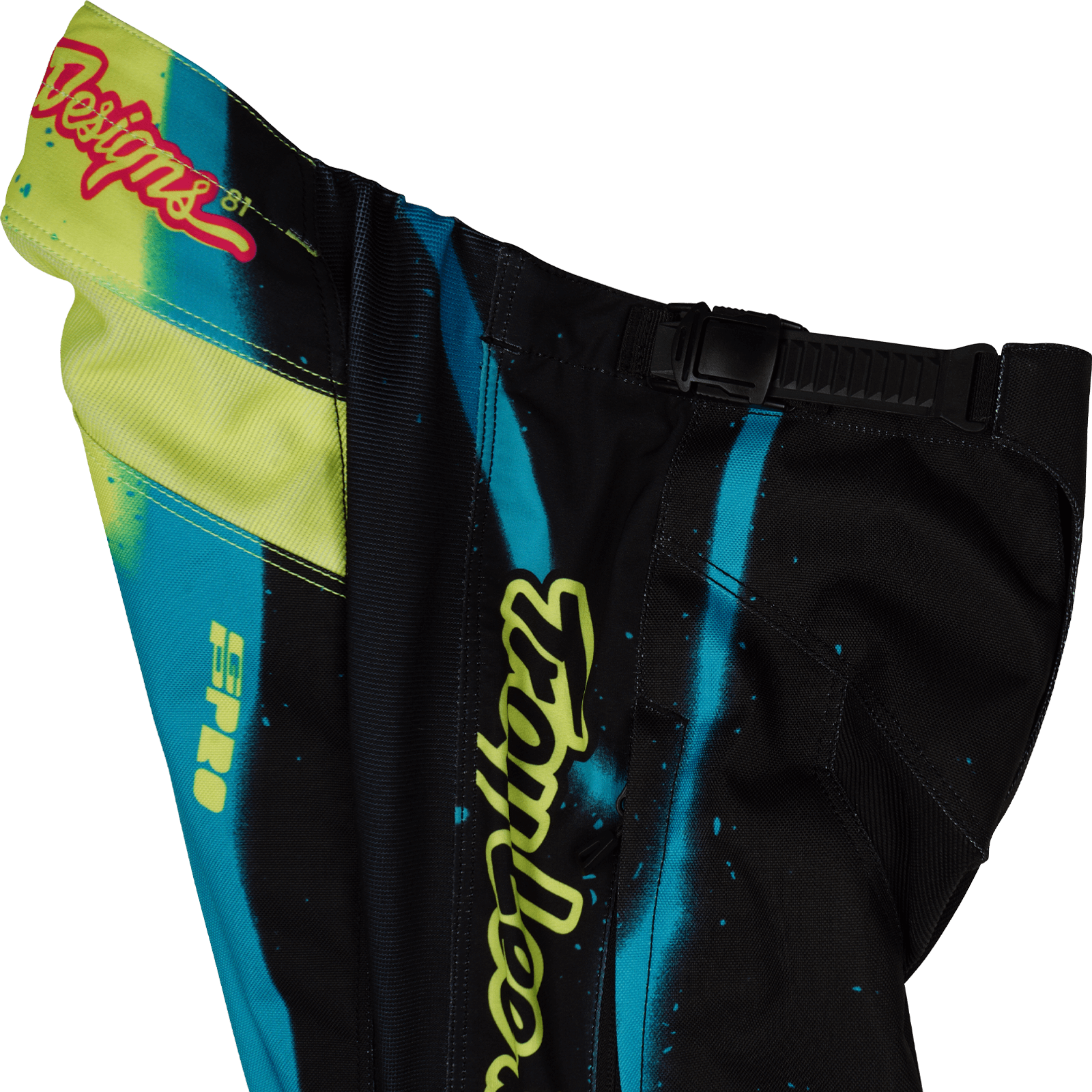 TLD Youth GP Pro Pant Membrane Black / Glo Yellow