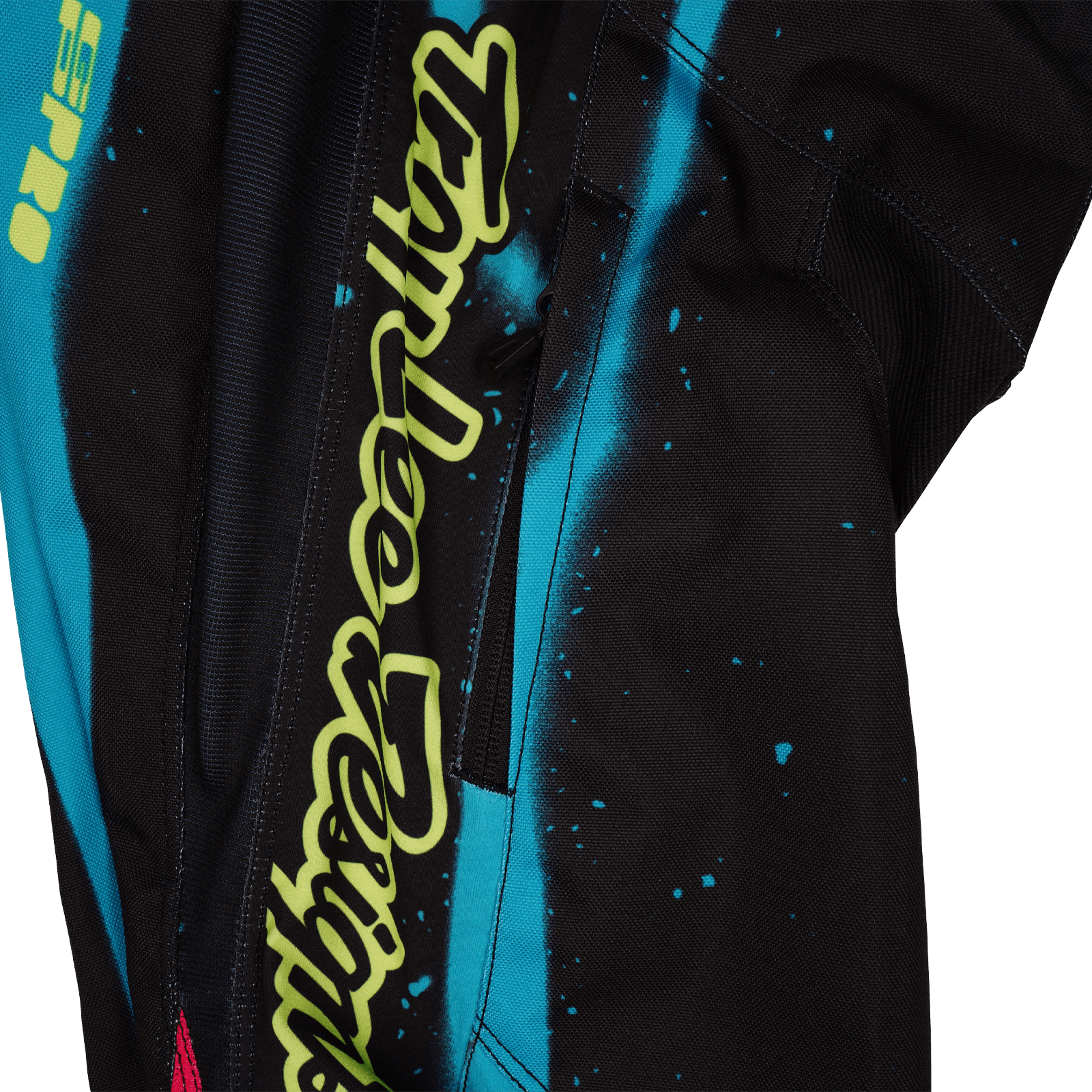 TLD Youth GP Pro Pant Membrane Black / Glo Yellow