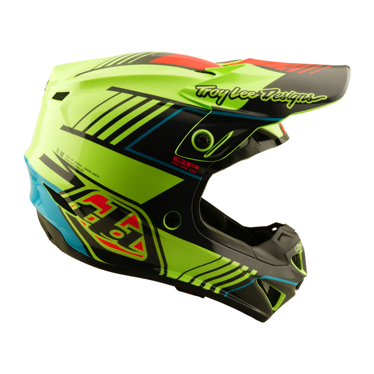 Youth GP Pro Helmet W/MIPS Segment Glo Yellow