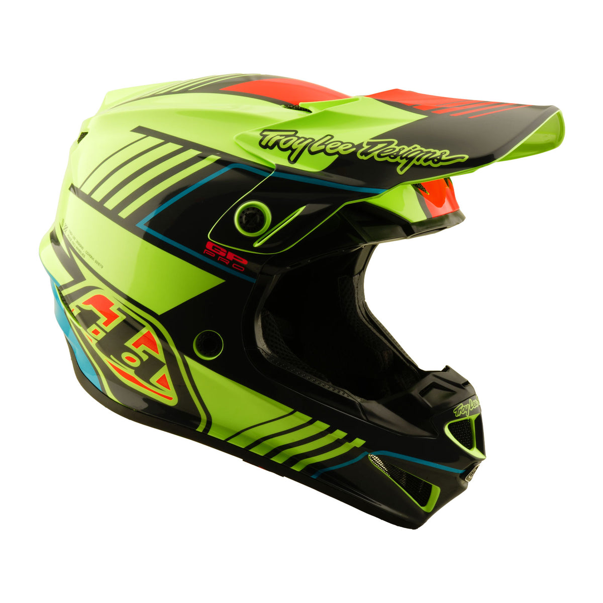 Youth GP Pro Helmet W/MIPS Segment Glo Yellow