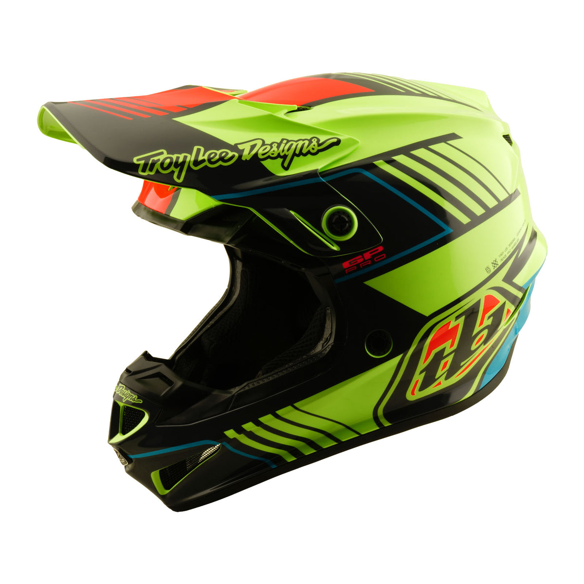 Youth GP Pro Helmet W/MIPS Segment Glo Yellow