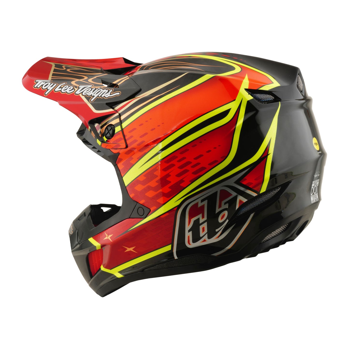 SE5 Carbon Helmet W/MIPS Wings Red
