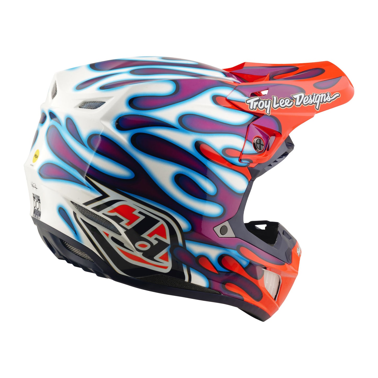 SE5 Composite Helmet W/MIPS Overspray Violet / White