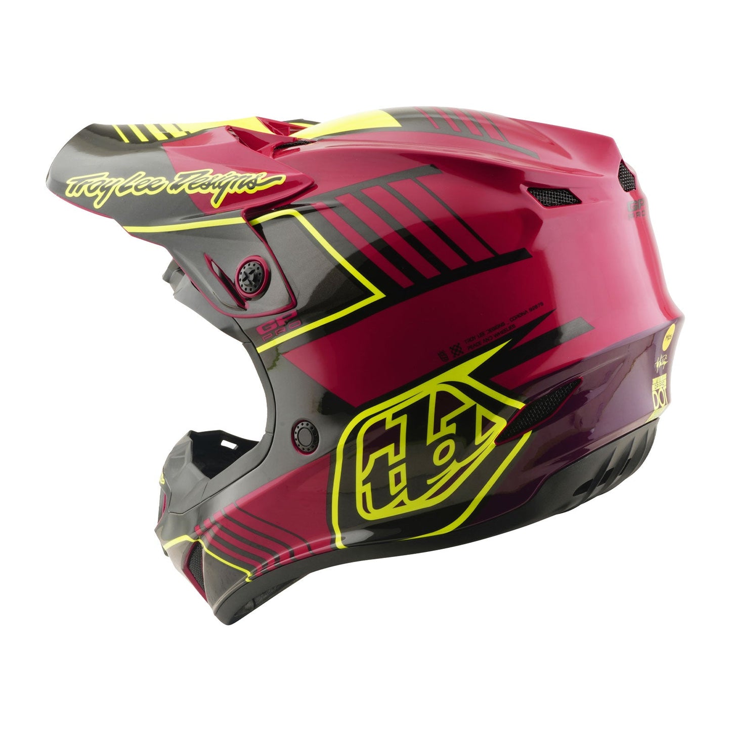 Youth GP Pro Helmet Segment Fuchsia