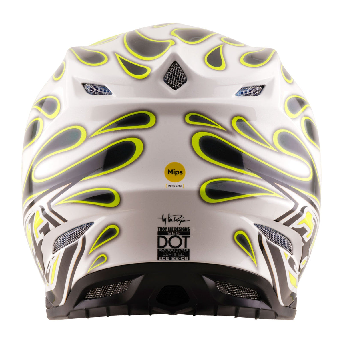 SE5 Composite Helmet Overspray Charcoal / Flo Yellow (ECE)